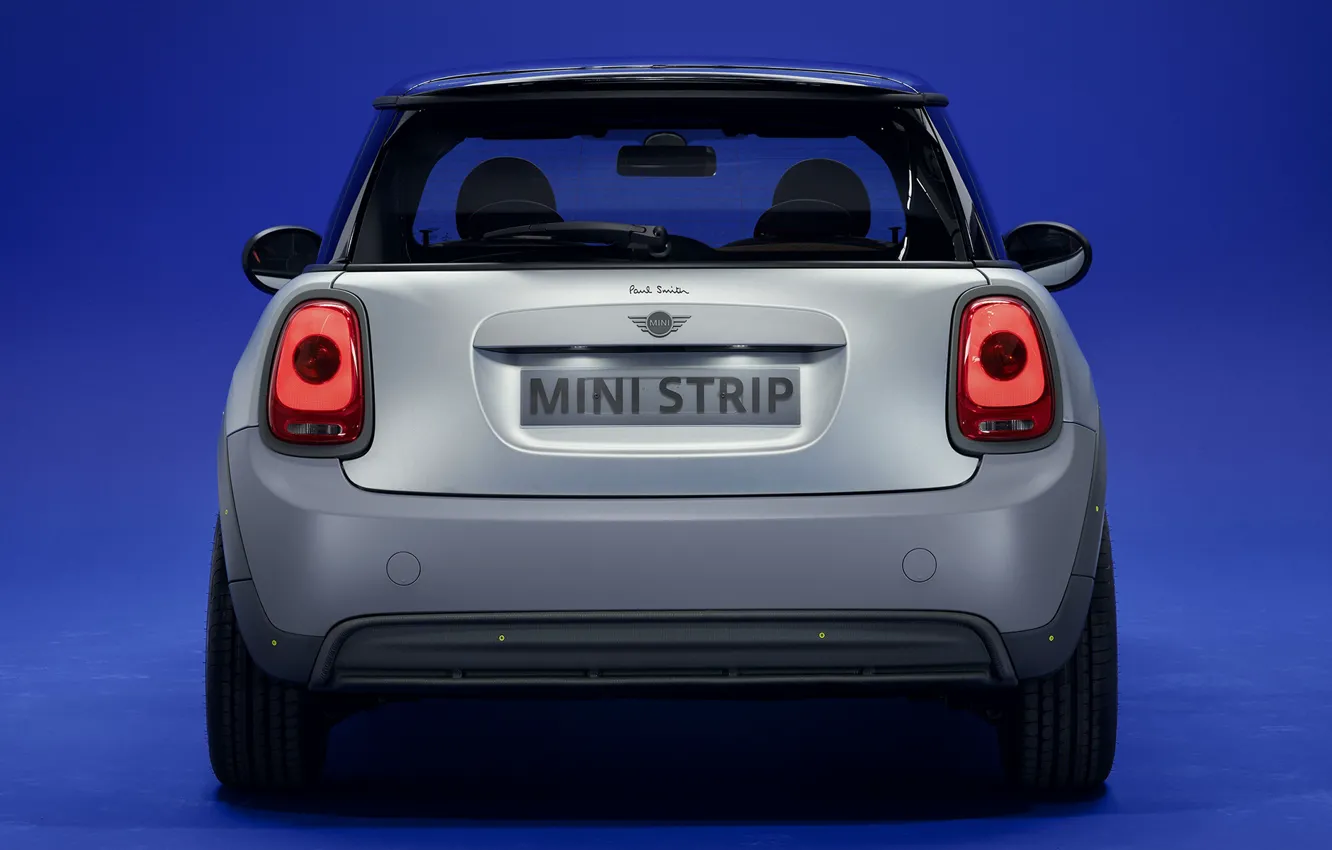 Фото обои Mini, концепт, хэтчбек, Мини, электромобиль, Paul Smith, Mini Strip Concept