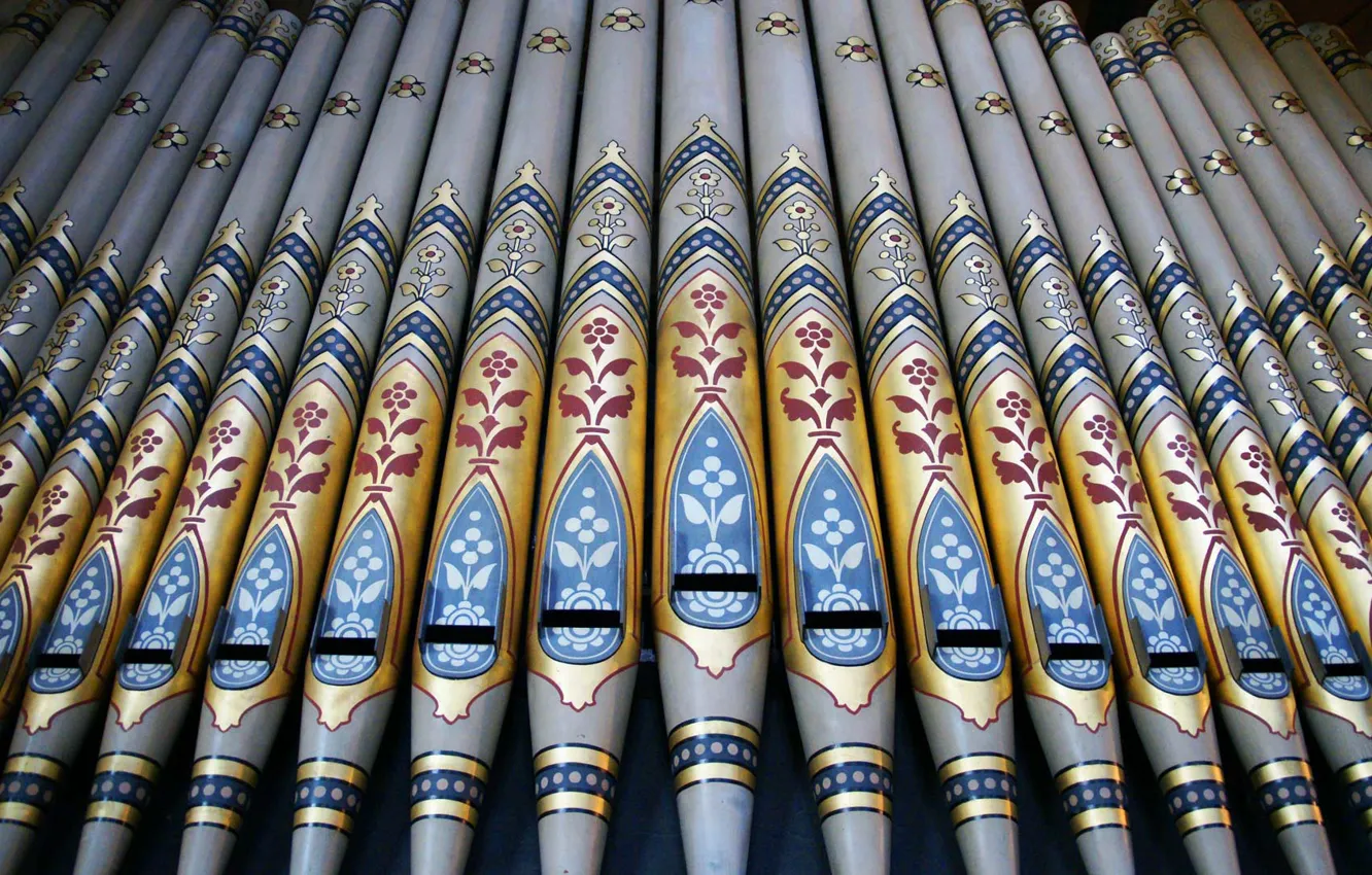 Фото обои трубы, Уэльс, орган, Рексем