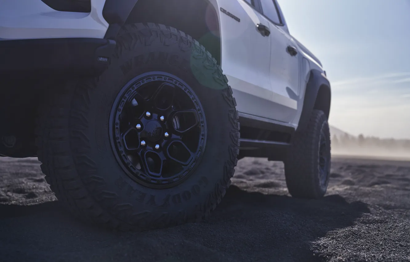 Фото обои Chevrolet, close-up, wheel, Colorado, Chevrolet Colorado ZR2 Bizon