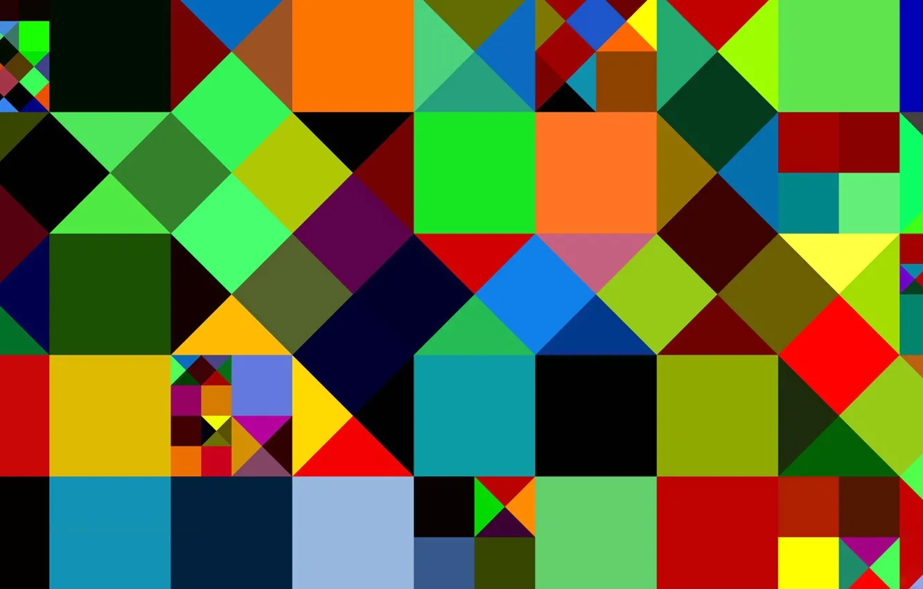 Фото обои узор, краски, цвет, квадрат, треугольник