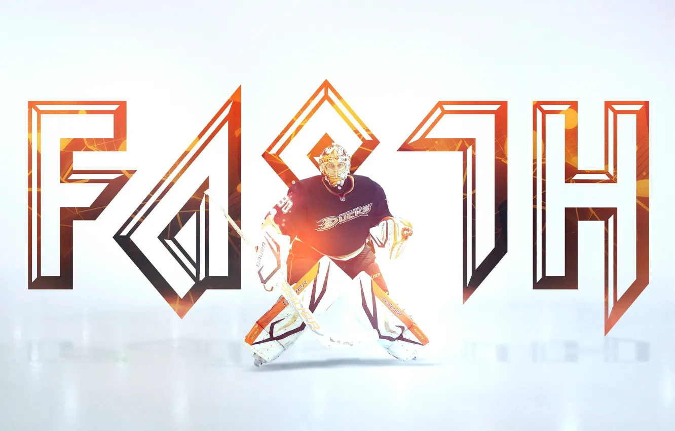Фото обои NHL, Hockey, Anaheim, Ducks, Fasth, Viktor