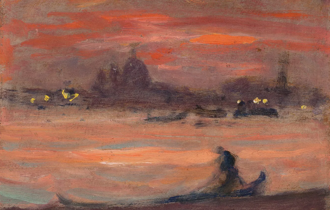 Фото обои картина, Венеция, городской пейзаж, James Wilson Morrice, Джеймс Уилсон Моррис