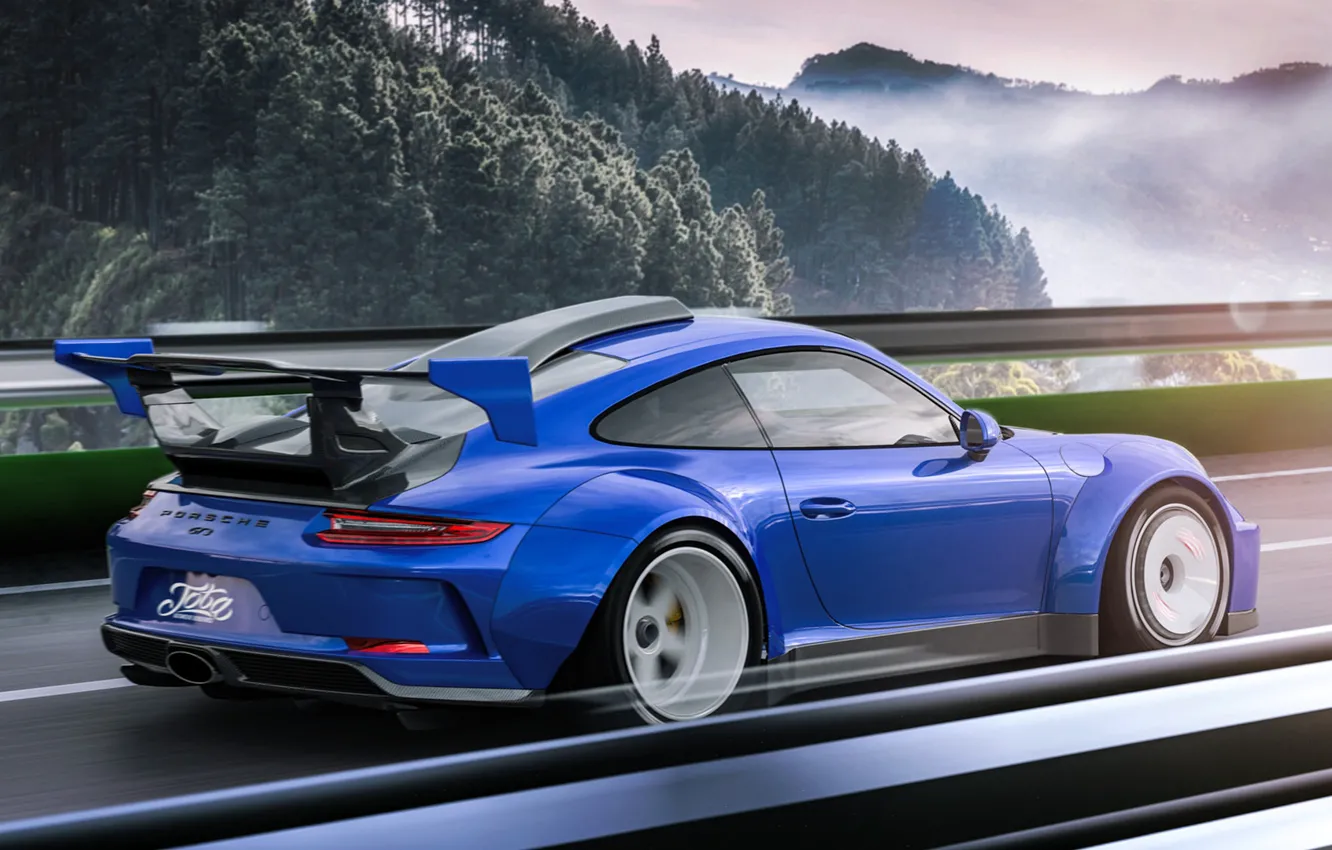 Фото обои купе, спорткар, Porsche 911 GT3, спортивный автомобиль, Javier Oquendo