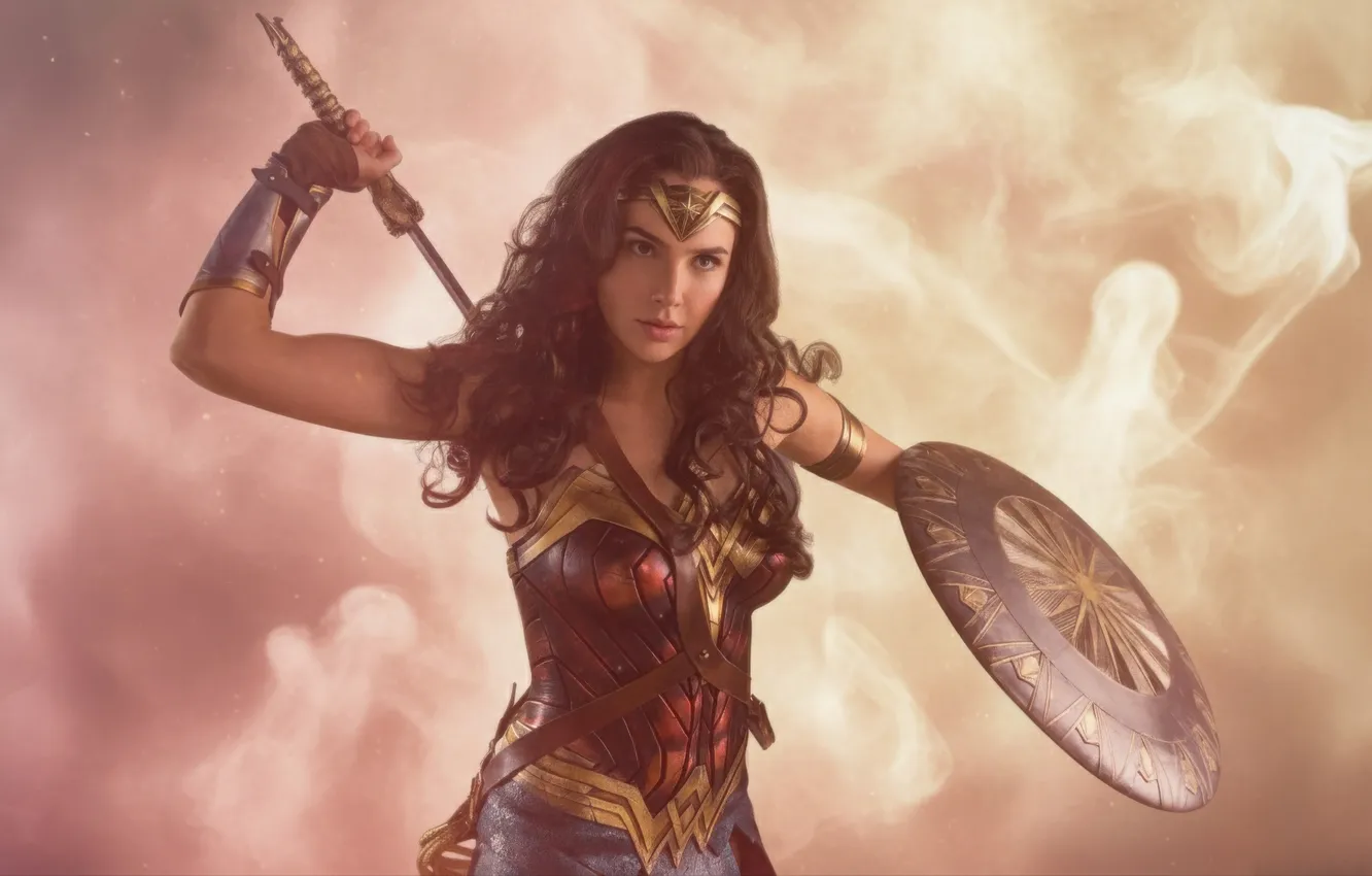 Фото обои precision, lethal, wonder woman