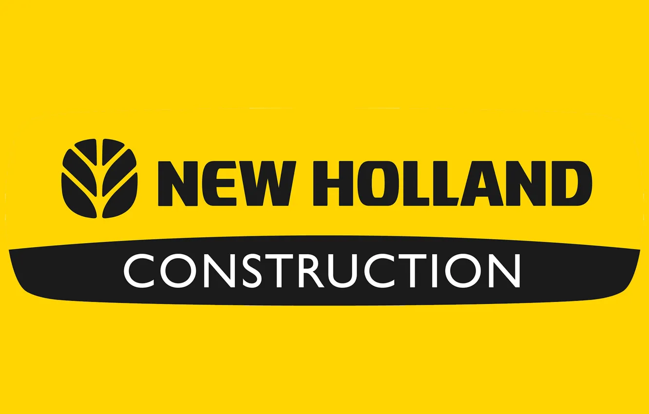 Фото обои logo, construction, farming, newholland