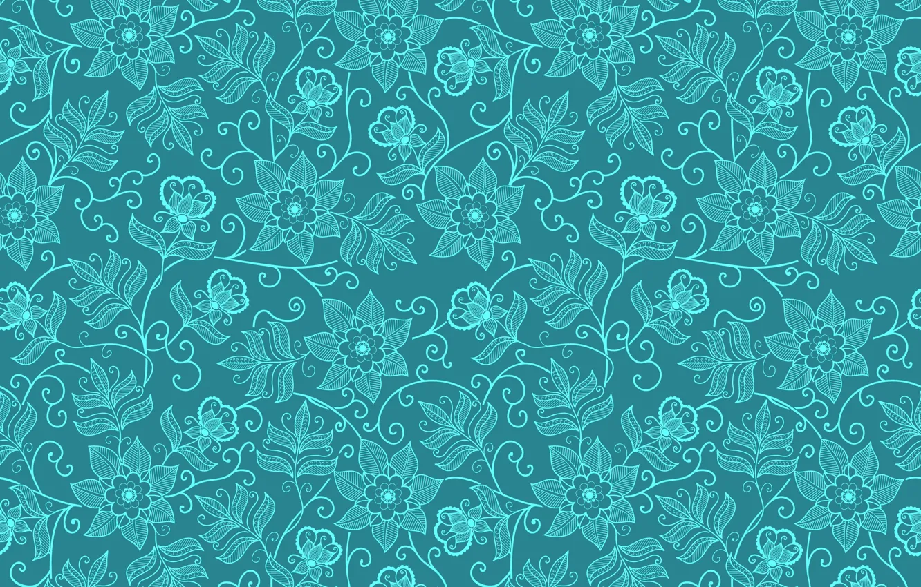 Фото обои vector, flower, texture, wallpapers, pattern, seamless, textile, background.