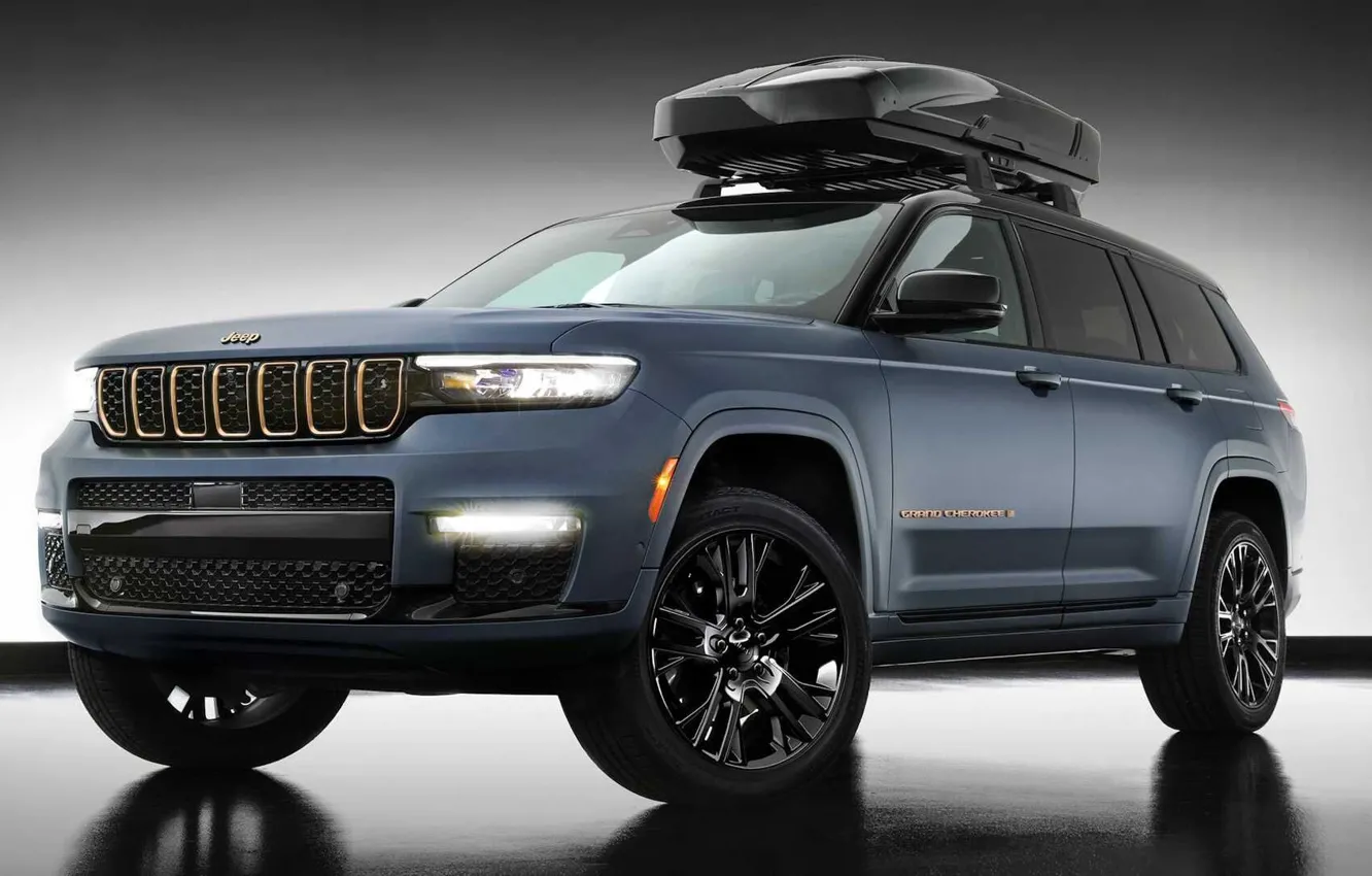 Фото обои Concept, джип, внедорожник, Jeep Grand Cherokee, Mopar, 2021, Jeep Grand Cherokee L Breckenridge