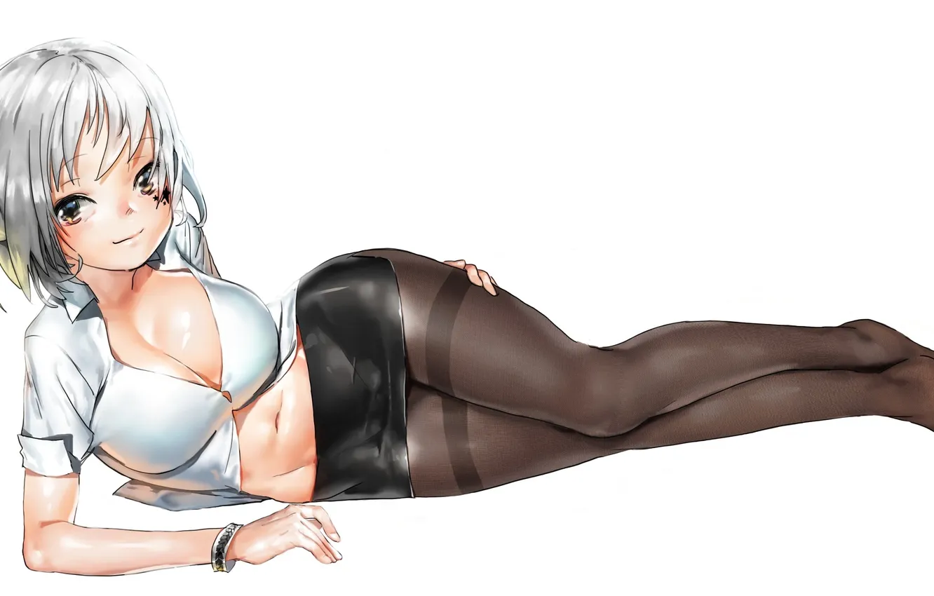 Фото обои anime, short hair, cartoon, black hair, anime girls