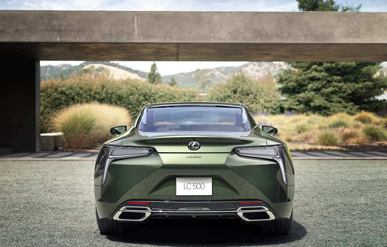 Фото обои Lexus, вид сзади, Limited Edition, LC 500, 2019