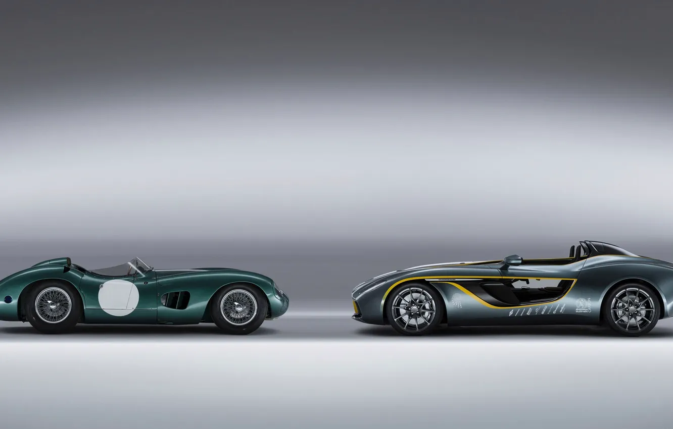 Фото обои Concept, ретро, Aston Martin, спорт, гонки, болид, Speedster, CC100