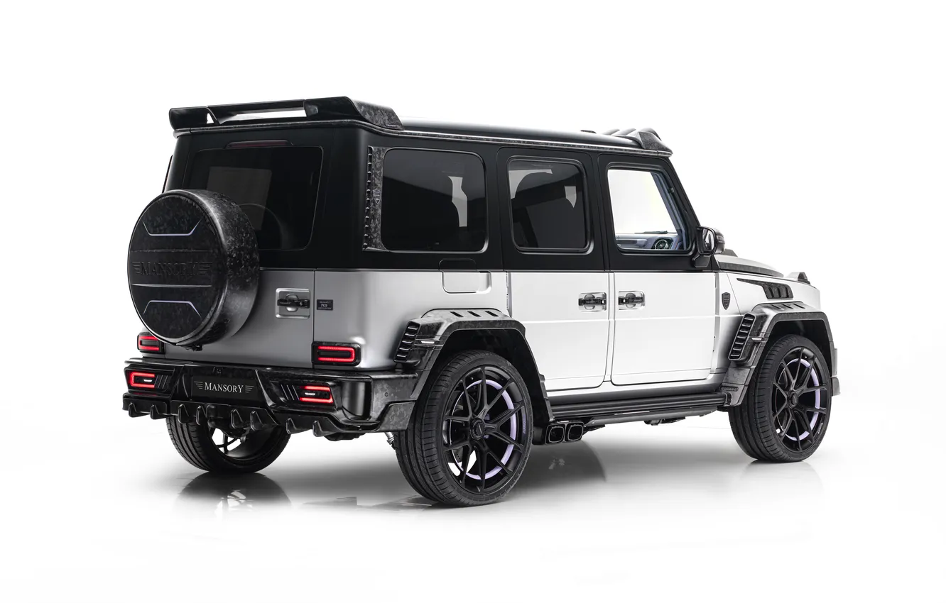 Фото обои Mercedes-Benz, AMG, Mansory, G63, Limited Edition, Rear, Вид Сбоку, Tuning Car