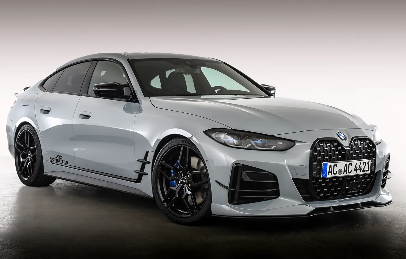Фото обои BMW, wallpaper, BMW AC Schnitzer ACS4 Gran Coupe 2022