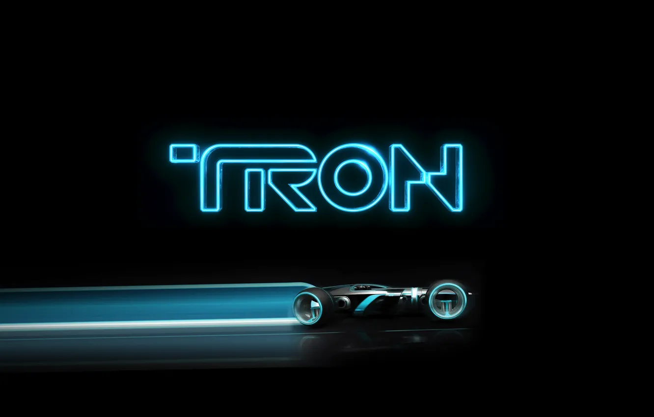 Фото обои Гонки, Tron, Трон, The Legacy