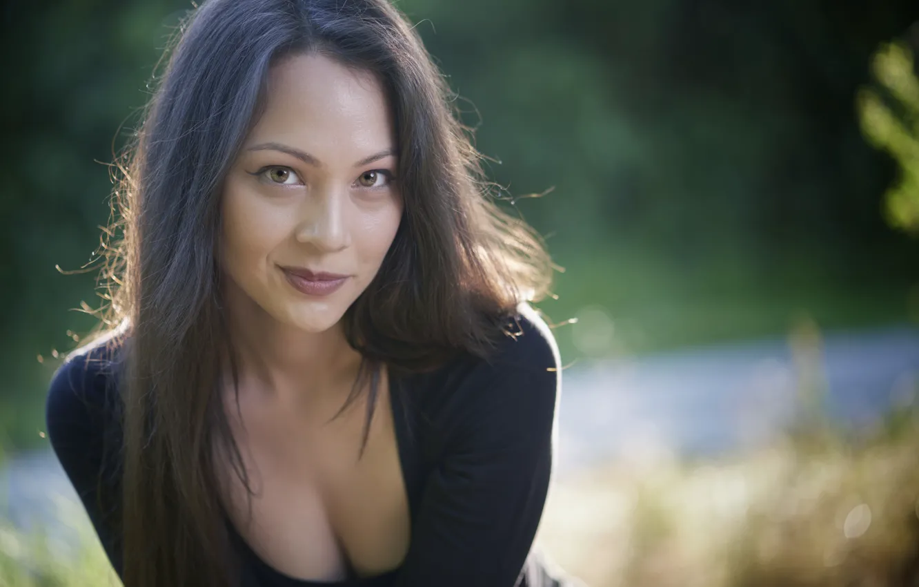 Фото обои девушка, лицо, модель, Martin Fuhrmann