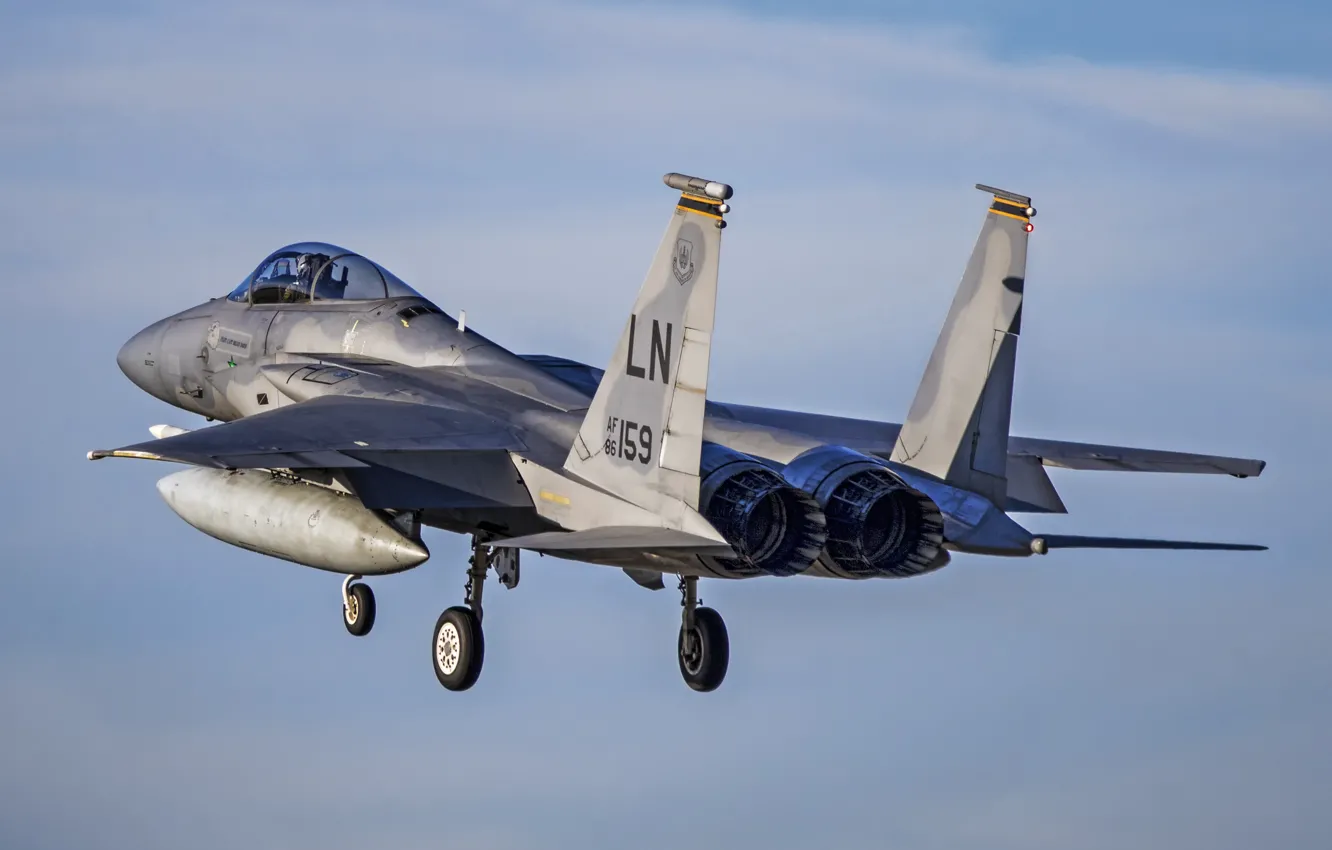 Фото обои Eagle, взлет, McDonnell Douglas, F-15C