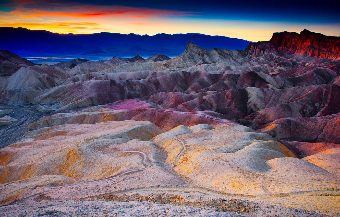 Фото обои Death Valley, сalifornia, долина смерти
