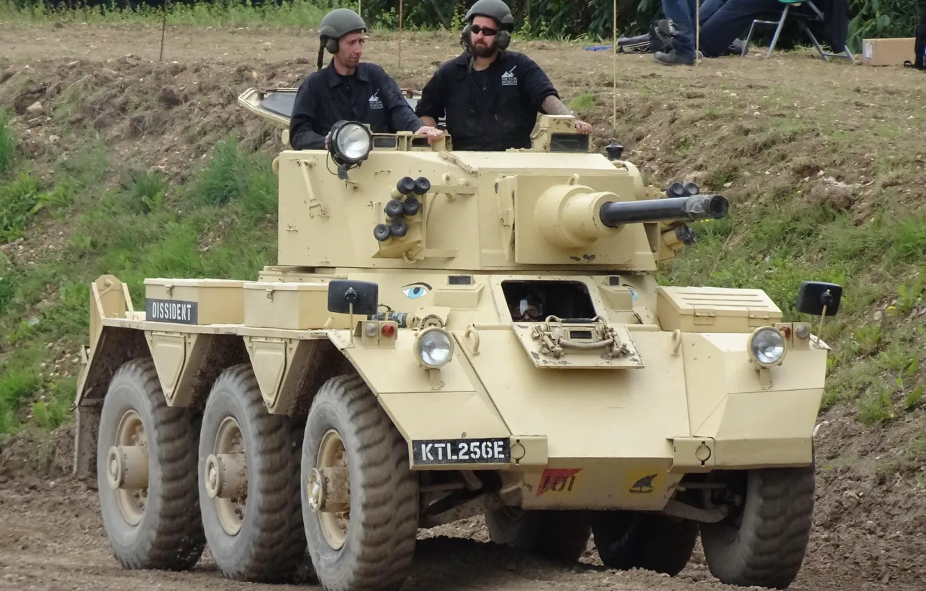 Фото обои military, weapon, armored, cannon, armored vehicle, British army, FV601 Saladin, Alvis Saladin