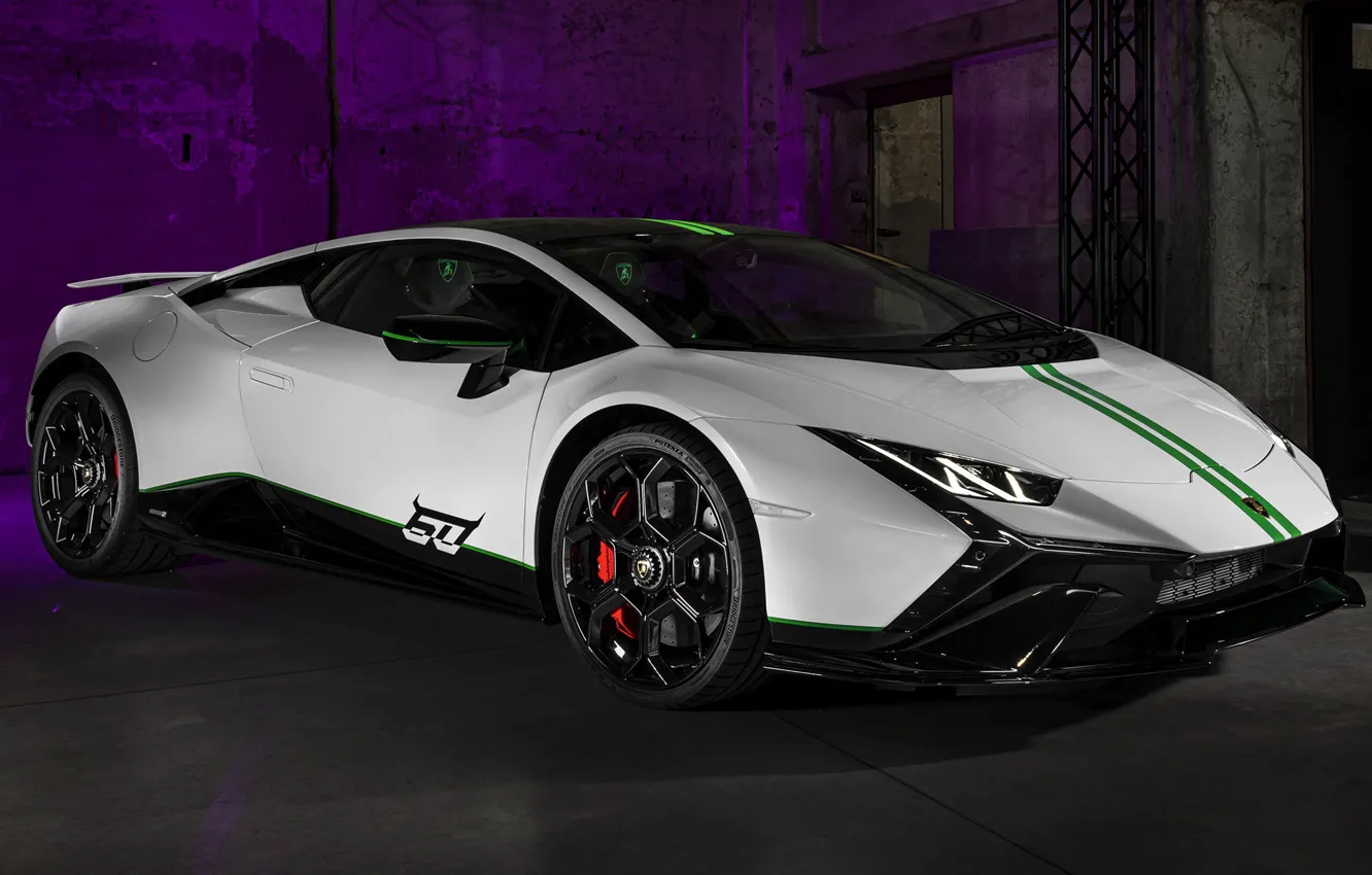 Фото обои Lamborghini, Huracan, 2023, 60th Anniversary Edition, Tecnica, Lamborghini Huracan Tecnica