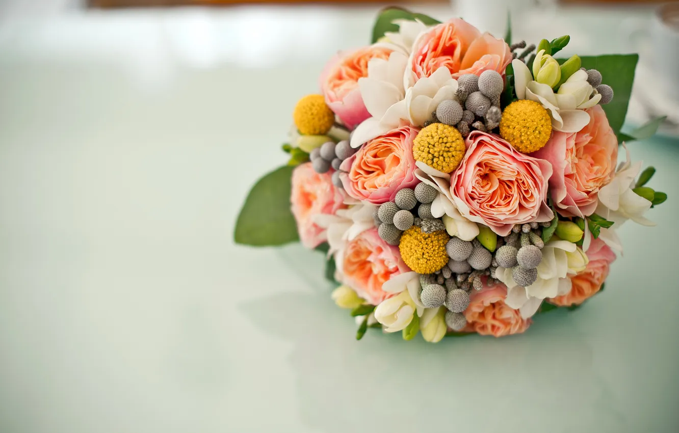 Фото обои цветы, розы, букет, свадьба, flowers, bouquet, roses, wedding