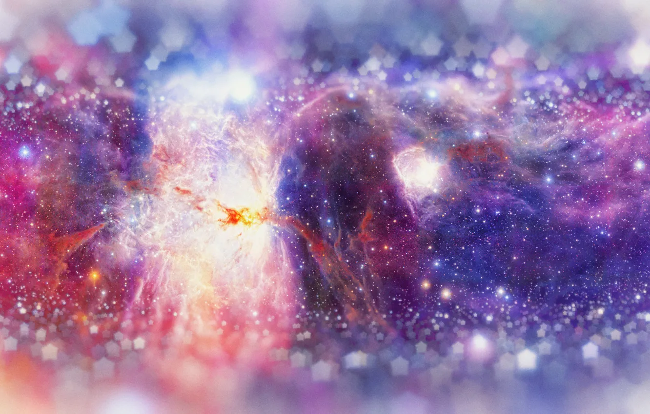 Фото обои космос, звезды, туманность, галактика, nebula