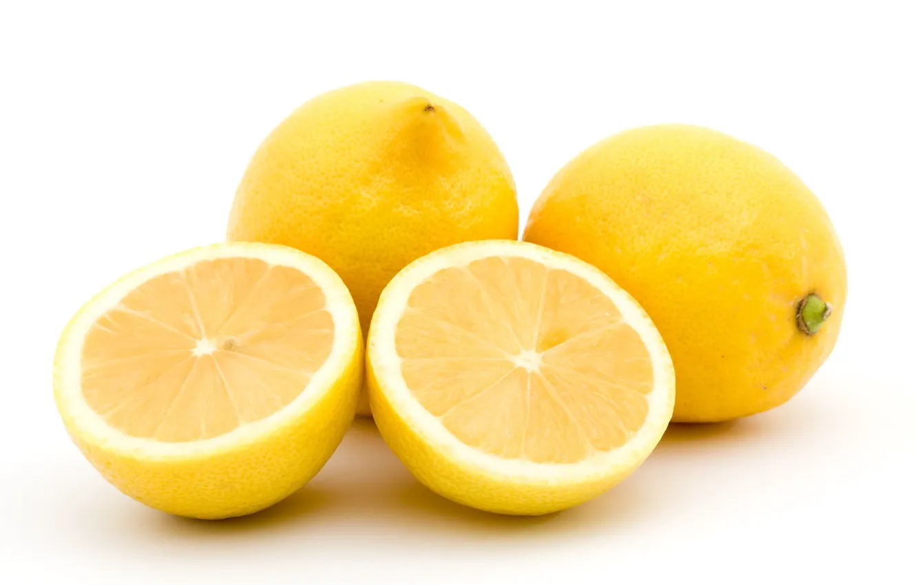 Фото обои разрез, цитрус, лимоны, плод