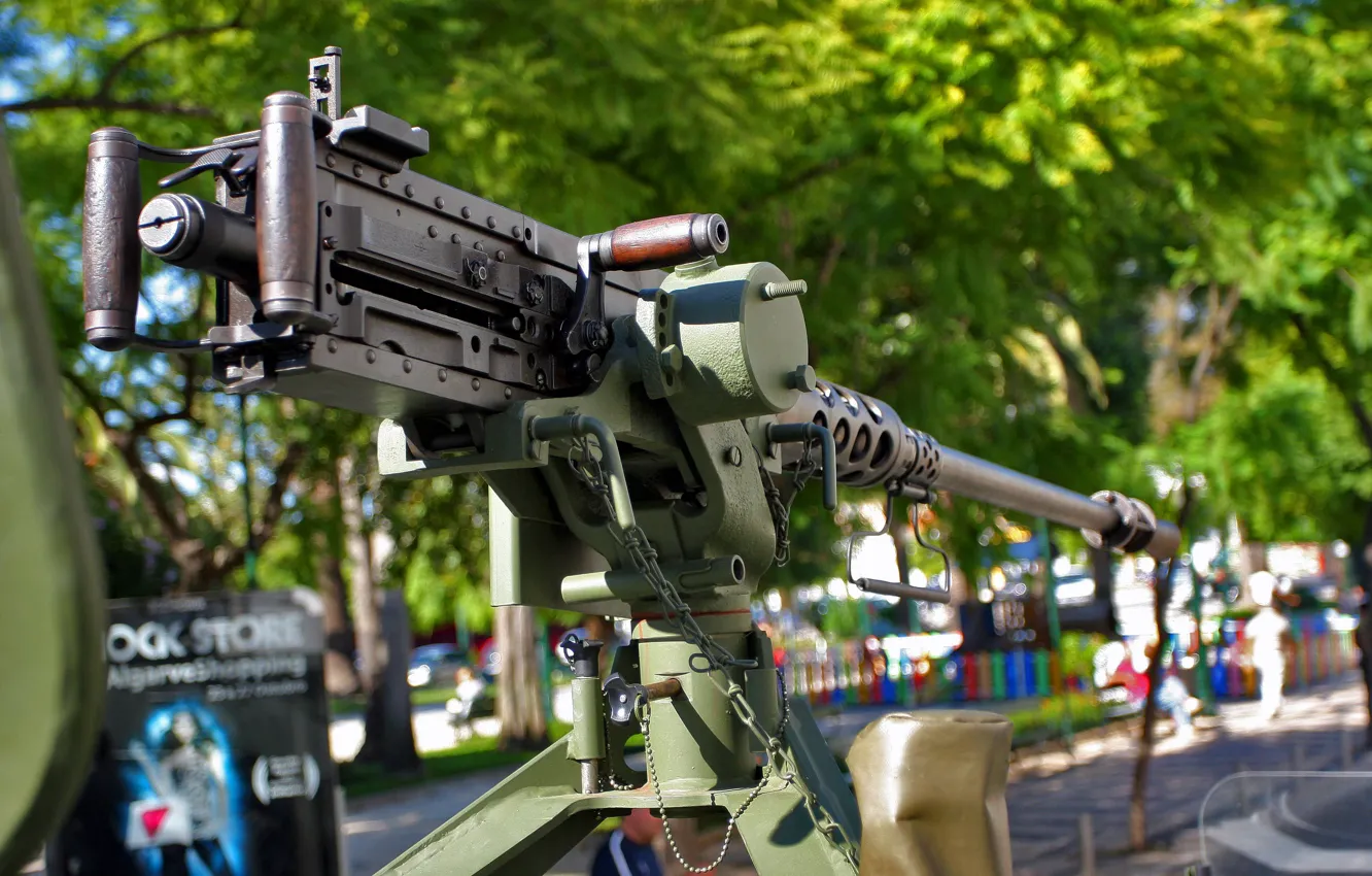 Фото обои оружие, пулемёт, станковый, machine gun, Браунинг M2