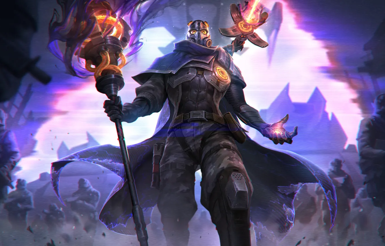 Фото обои фэнтези, League of Legends, Riot Games, Viktor, West Studio
