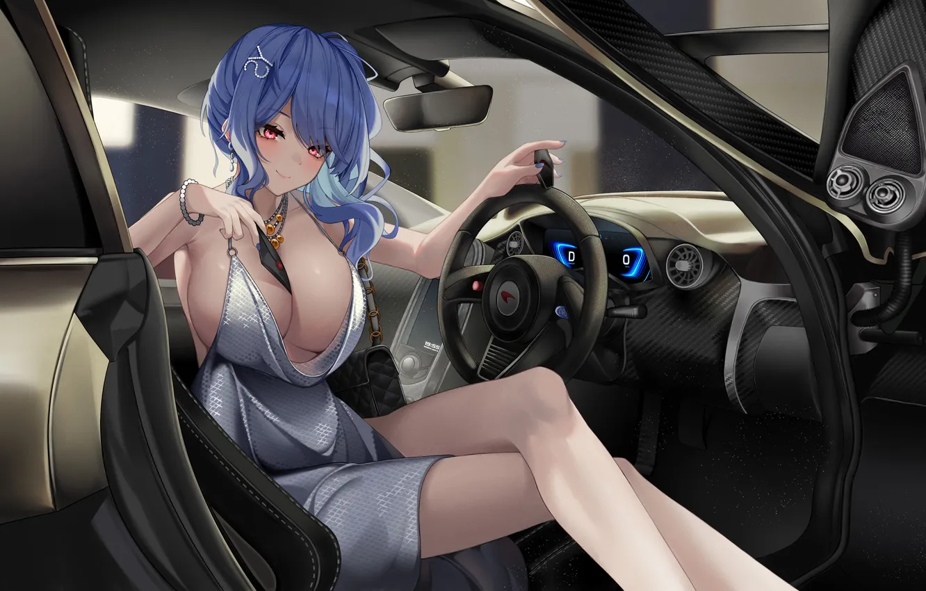 Фото обои Sexy girl, St. Louis, Dress, Azur lane