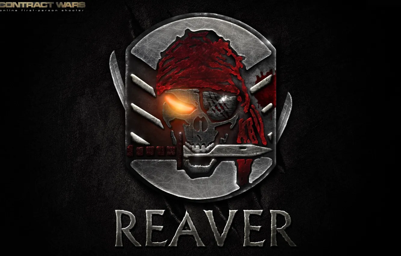 Фото обои metal, skull, blood, wall, game, emblem, pirate, symbol