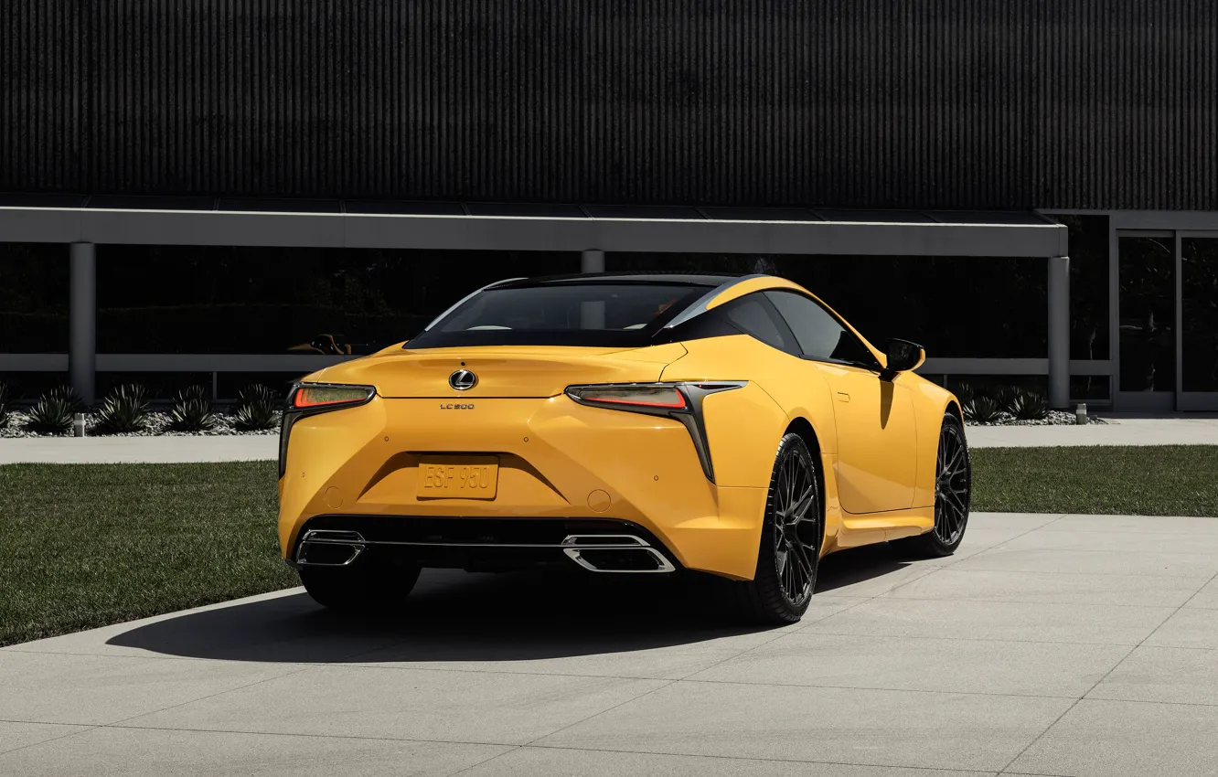 Фото обои Lexus, вид сзади, LC 500, 2019, Inspiration Concept