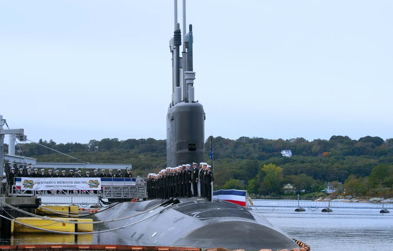 Фото обои субмарина, атомный, USS Hyman G. Rickover