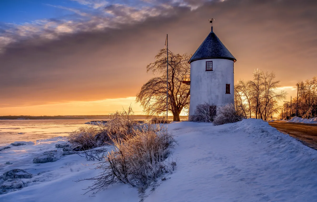 Фото обои Canada, Wind mill, Grondines