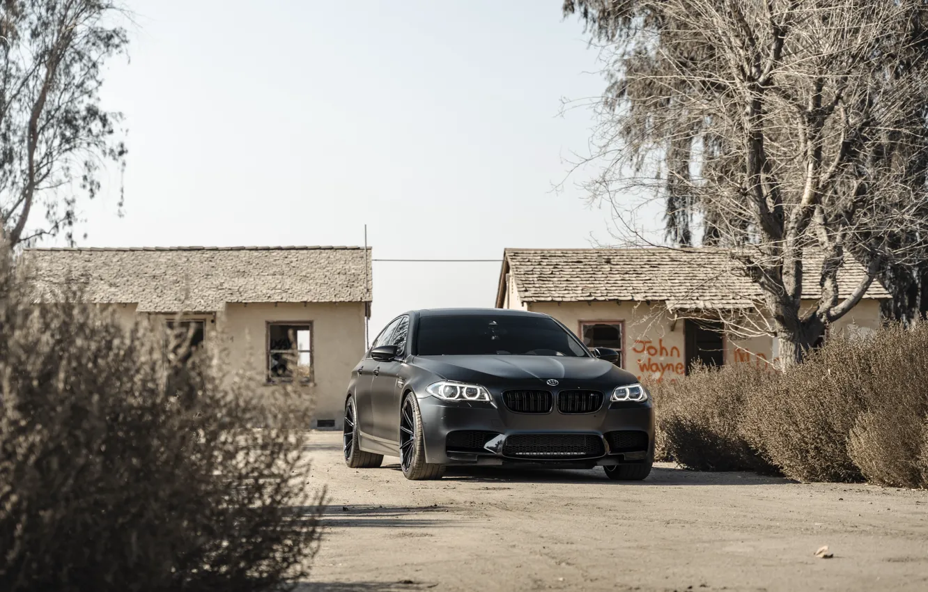 Фото обои Bmw, F10, M5, Daytime Running Lights