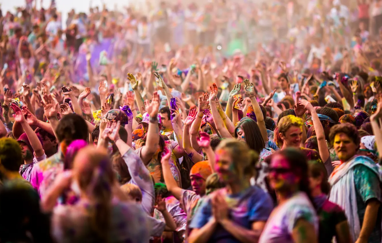 Фото обои Festival of Colors, Spanish Fork