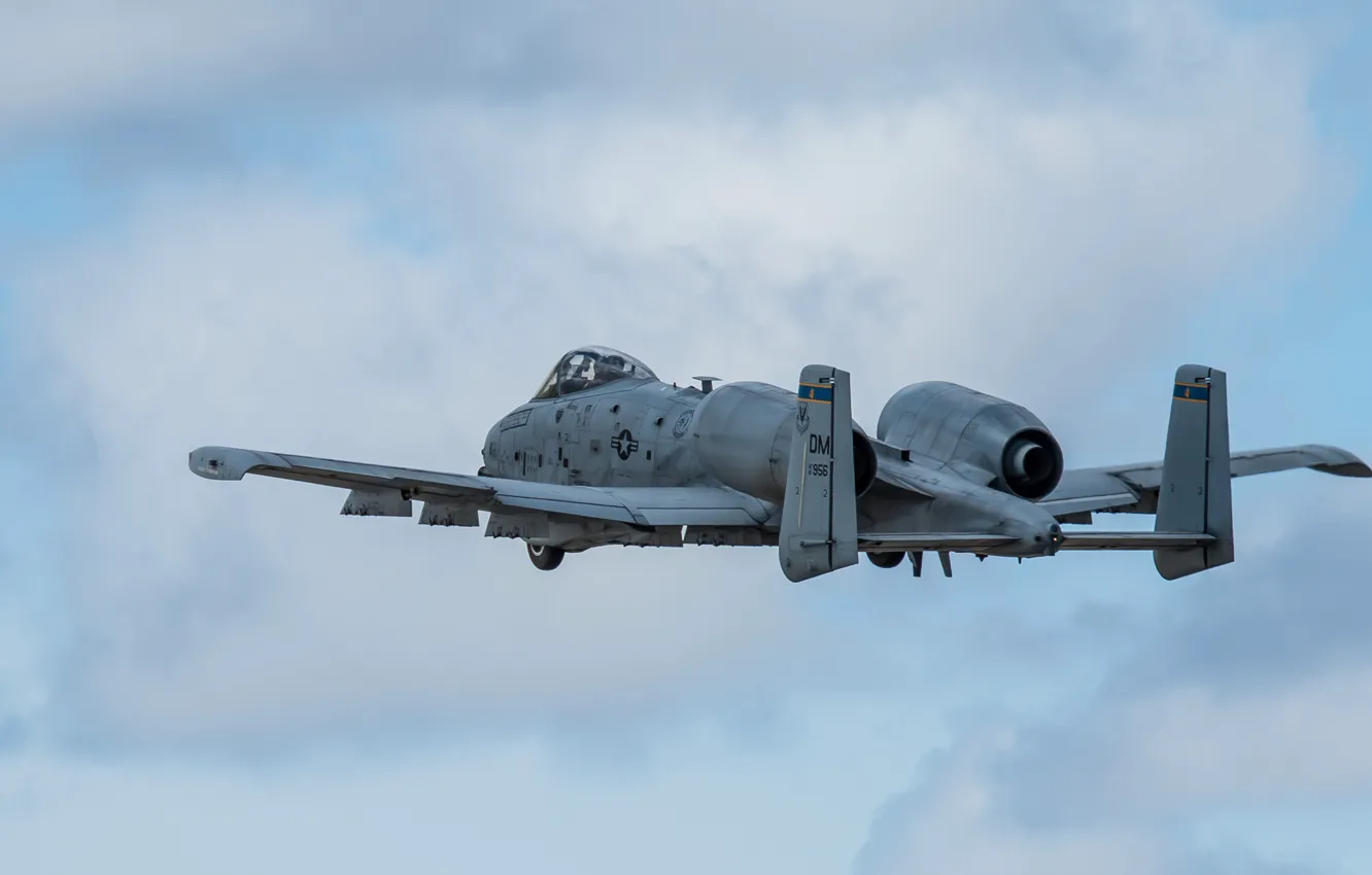 Фото обои штурмовик, A-10, Thunderbolt II