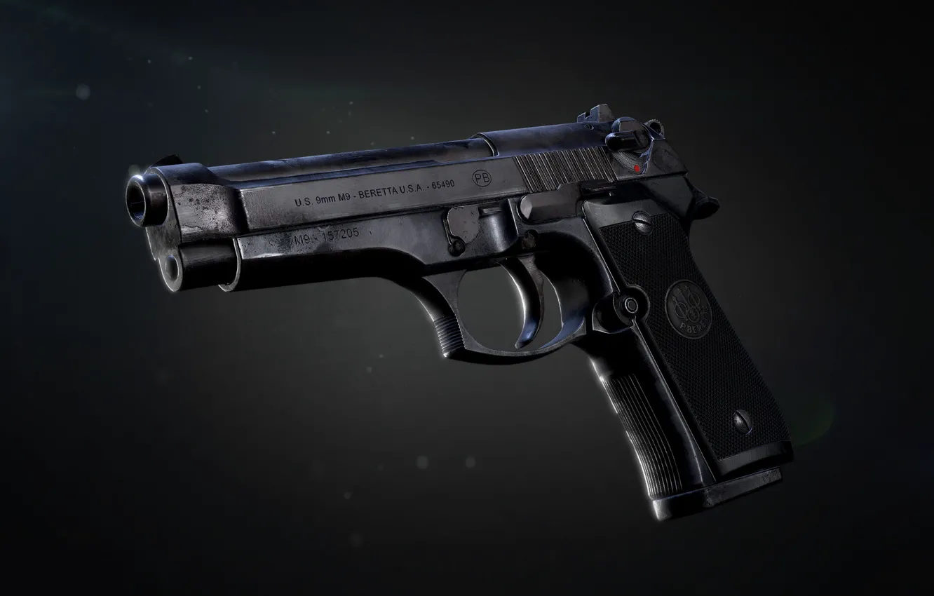 Фото обои Италия, Самозарядный пистолет, Beretta M92FS