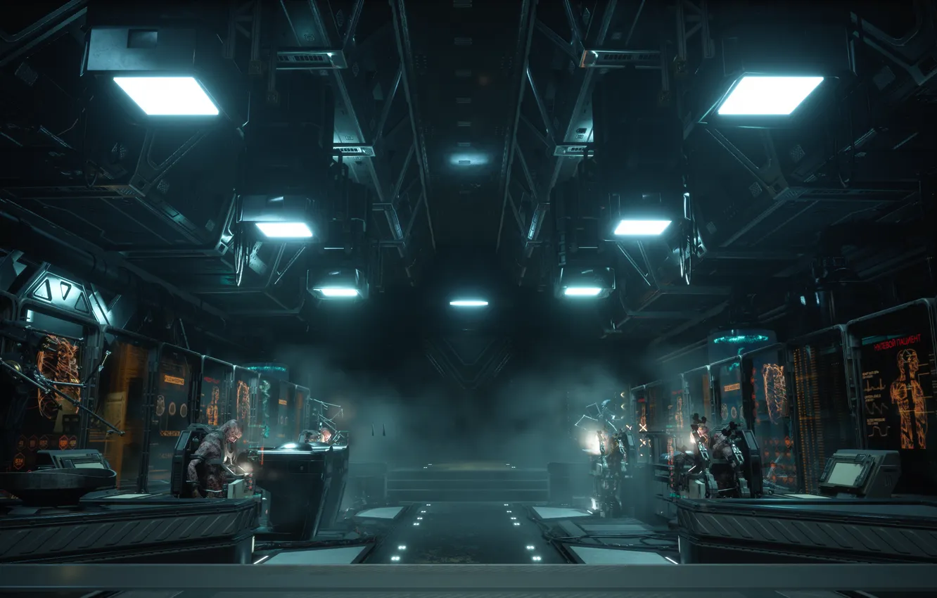 Фото обои Dead Space, Subject Zero, Screenshot, Скриншот, The Callisto Protocol, Нулевой пациент