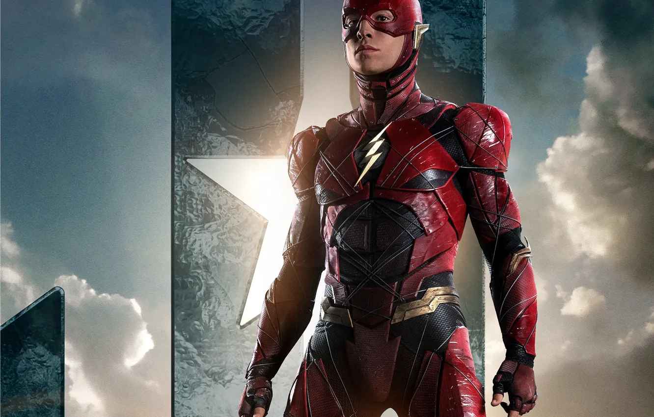 Фото обои cinema, red, sky, man, speed, movie, flash, film