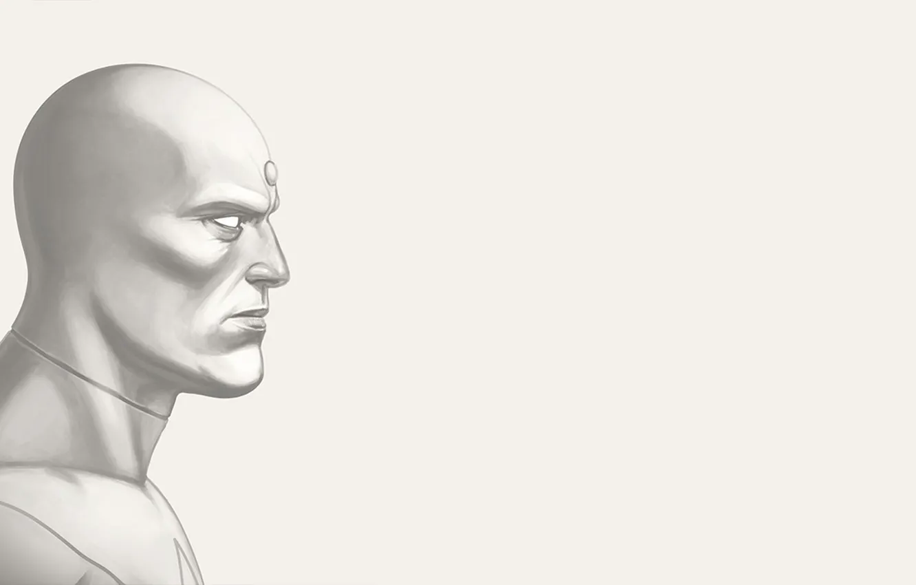Фото обои Marvel Comics, Silver Surfer, серебряный серфер