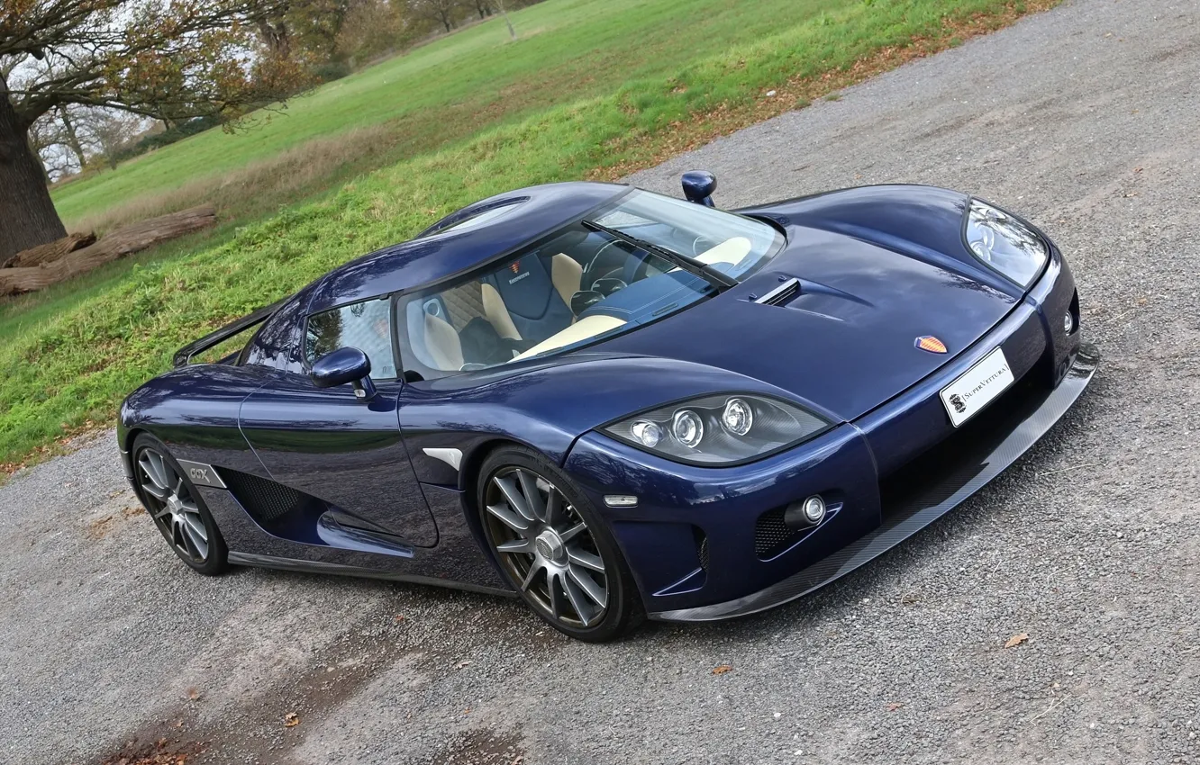 Фото обои Koenigsegg, Dark, Blue, CCX