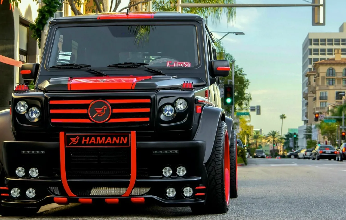 Фото обои hamann, mercedes benz, tuning, suv, g-klasse