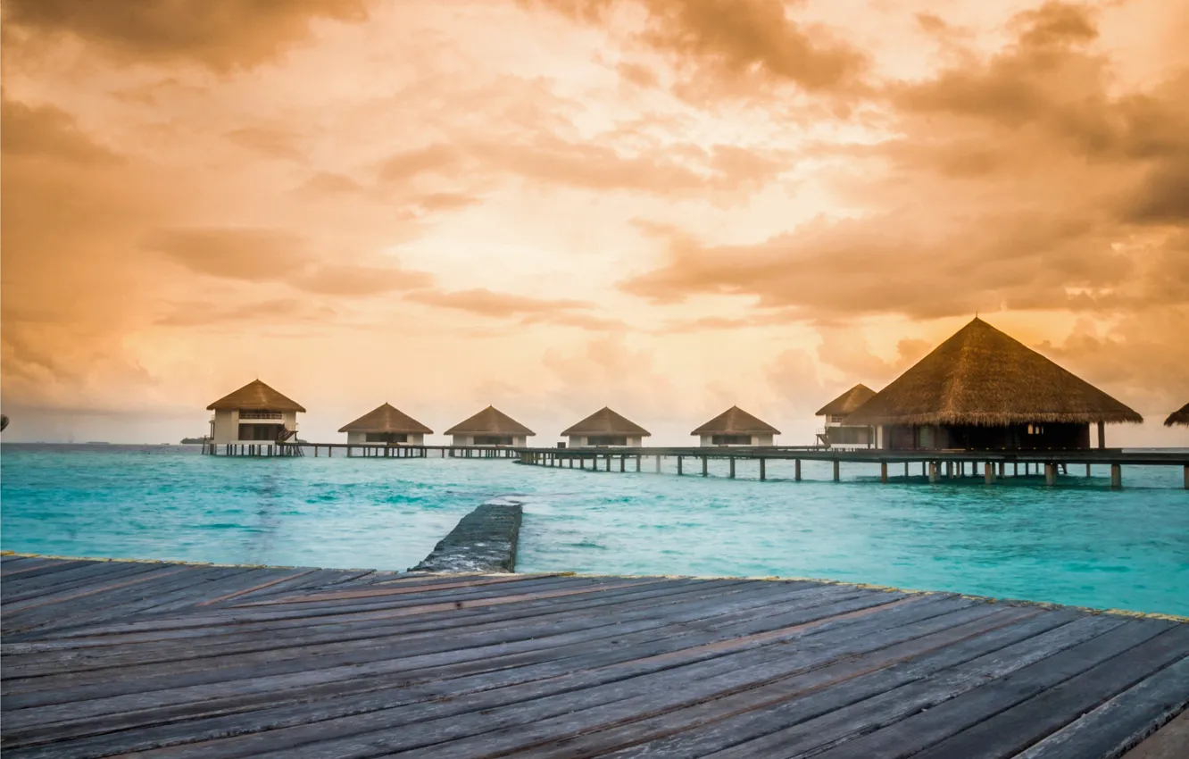 Фото обои море, пляж, тропики, Мальдивы, beach, лагуна, sea, ocean