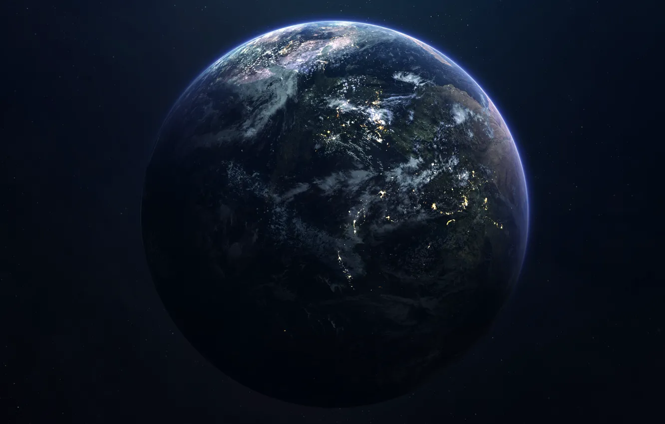 Фото обои cosmos, planet, sci fi