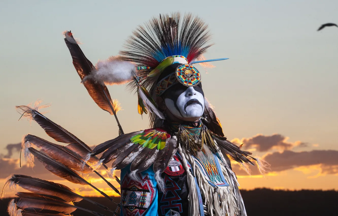 Фото обои dancer, Northwest Territories, aboriginal, The Freedom of Flight