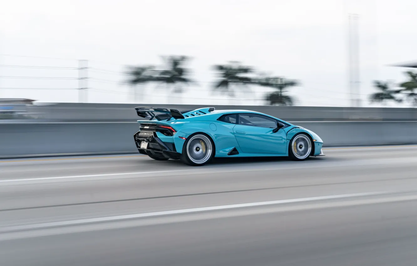 Фото обои car, Lamborghini, wallpaper, supercar, Huracan, STO