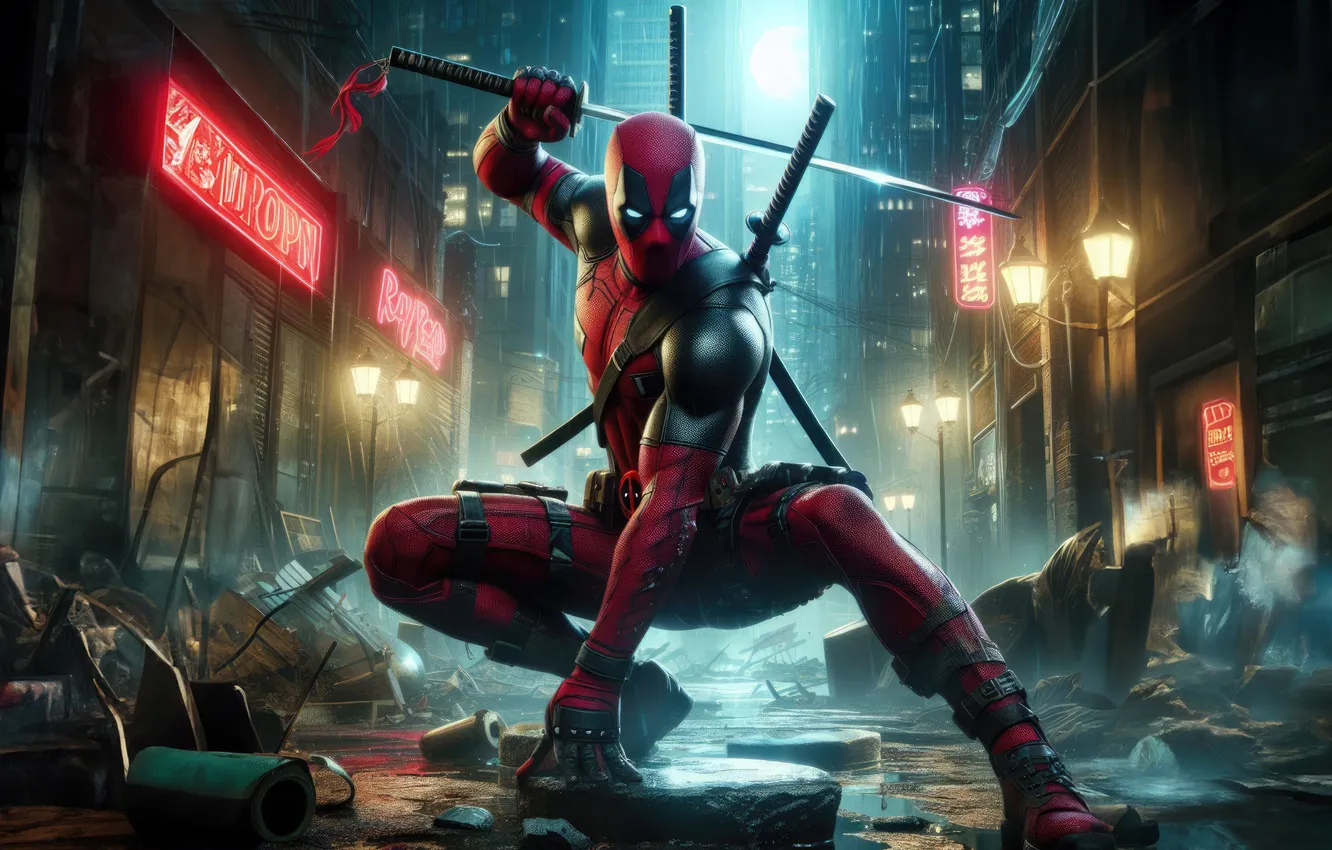 Фото обои fantastic, ultimate, deadpool
