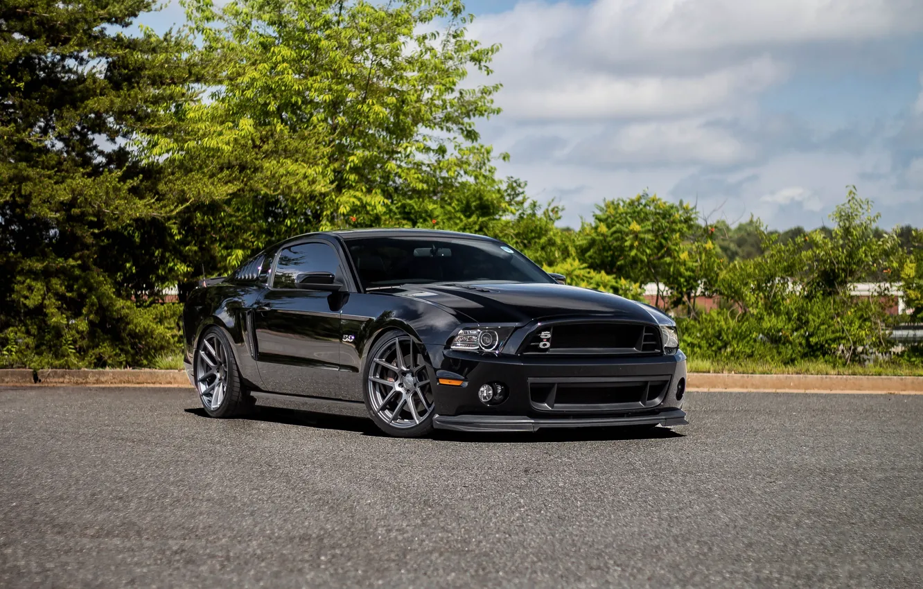 Фото обои Mustang, Ford, Shelby, Black