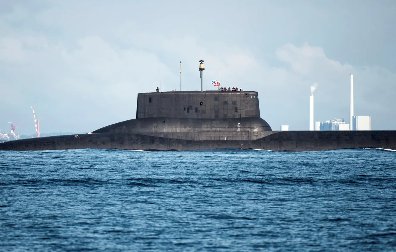 Фото обои ВМФ, подводная лодка, России, Project 941