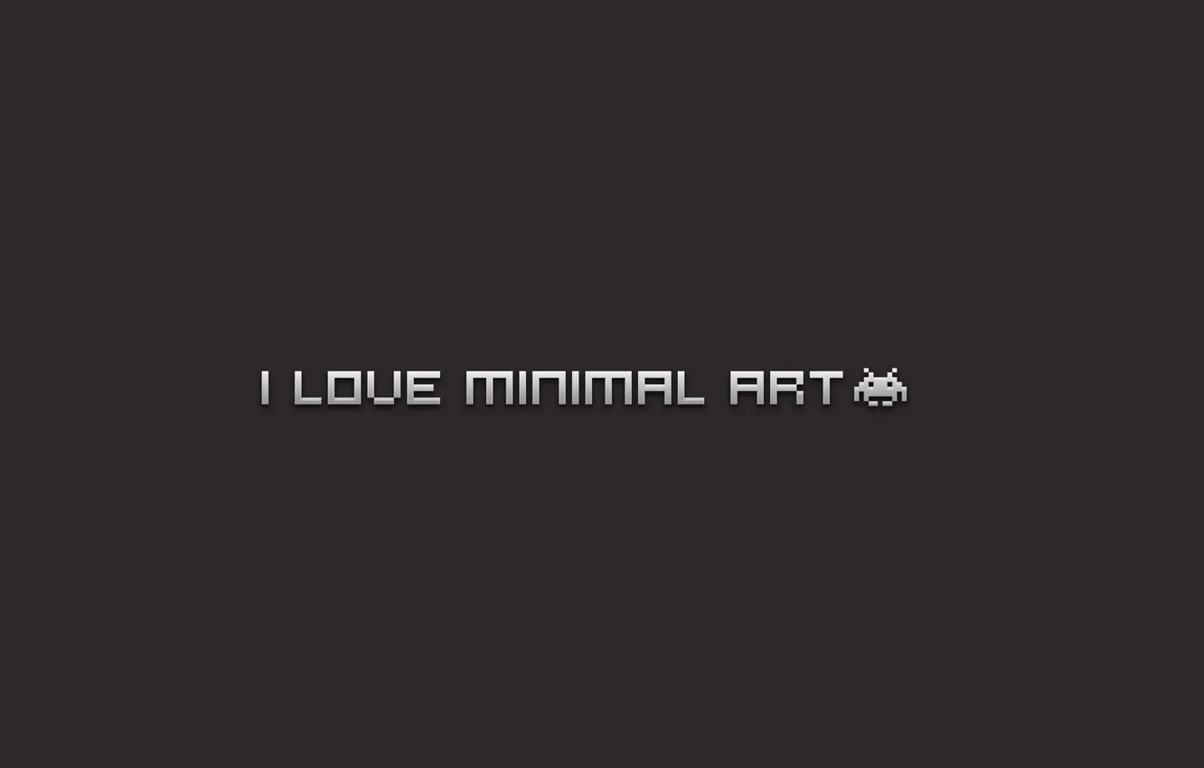 Фото обои minimal, love, art, я люблю, минимлизм