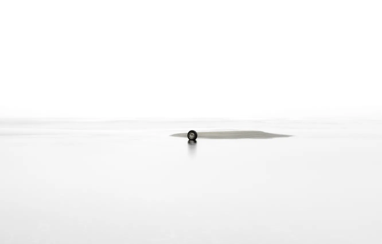 Фото обои море, пляж, колесо